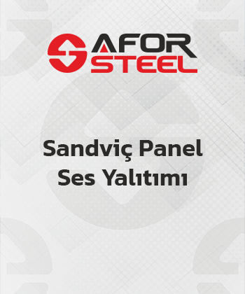 Sandviç Panel Ses Yalıtımı