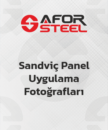 Sandviç Panel Uygulama Fotoğrafları